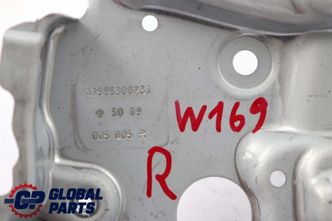 Class W169 W245 Holder Bracket Boot Trunk Right O/S to Mercedes A B with Part number A1696300231 Mercedes A B Class W169 W245 Holder Bracket Boot Trunk Right O/S - SKU A1696300231 - Part number A1696300231