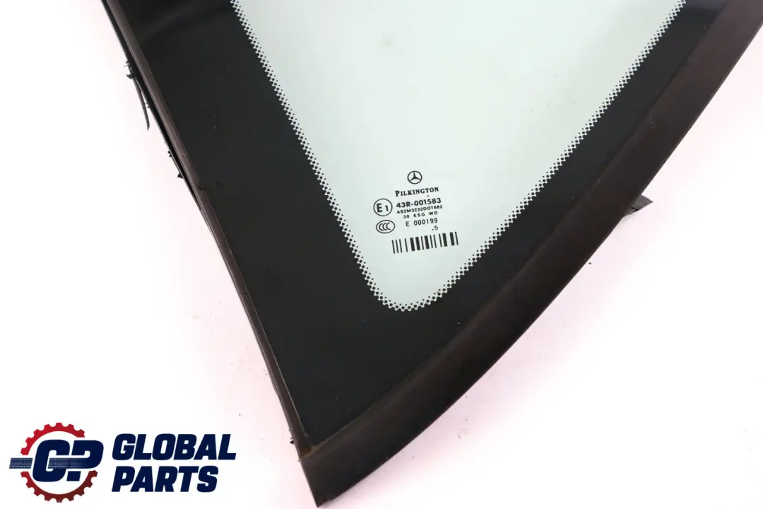 Cristal AS2 Trasero Izquierdo para Mercedes W169 con número de pieza A1696700312 Mercedes W169 Cristal AS2 Trasero Izquierdo - SKU A1696700312 - Número de pieza A1696700312