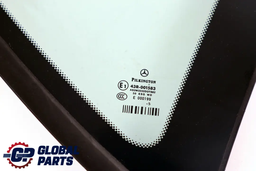  Mercedes-Benz A-Class W169 Rear Right O/S Window Glass AS2 - SKU A1696700412 - Part number A1696700412