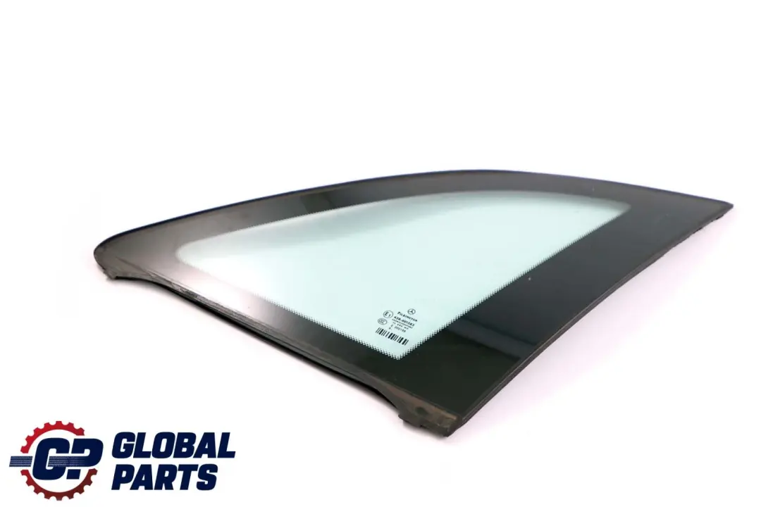 Right O/S Side Window Green Glass AS2 to Mercedes B-Class W245 Rear with Part number A1696701012 Mercedes B-Class W245 Rear Right O/S Side Window Green Glass AS2 - SKU A1696701012 - Part number A1696701012
