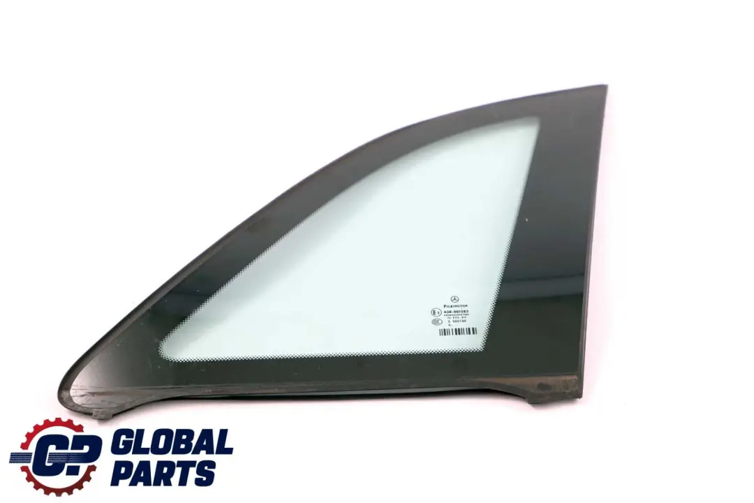 Classe B W245 Finestrino posteriore destro vetro verde AS2 per Mercedes con numero di parte A1696701012 Mercedes Classe B W245 Finestrino posteriore destro vetro verde AS2 - SKU A1696701012 - Numero di parte A1696701012