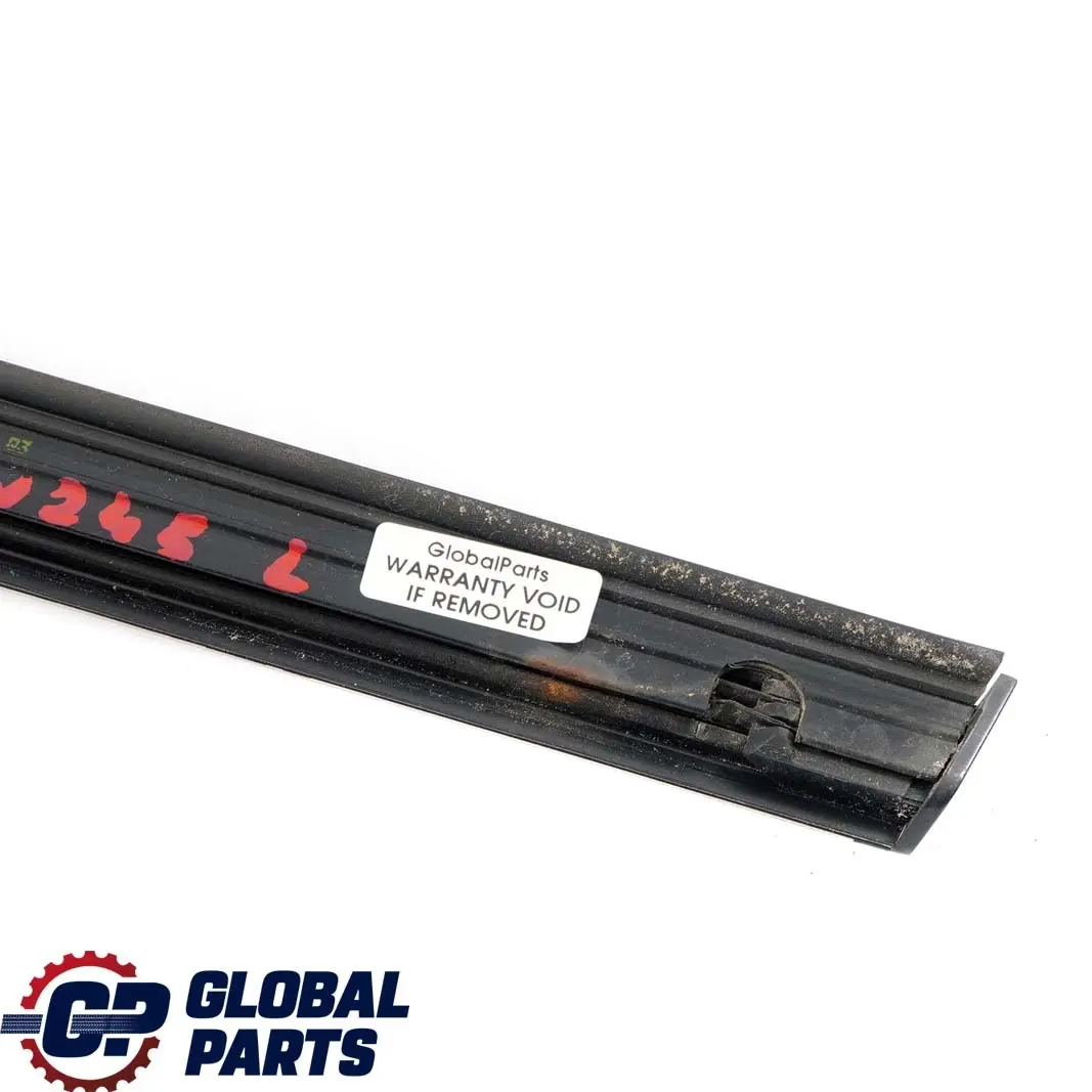 Mercedes-Benz B-Class W245 Rear Left N/S Quarter Glass Molding Trim Black to with Part number A1696730583 Mercedes-Benz B-Class W245 Rear Left N/S Quarter Glass Molding Trim Black - SKU A1696730583 - Part number A1696730583
