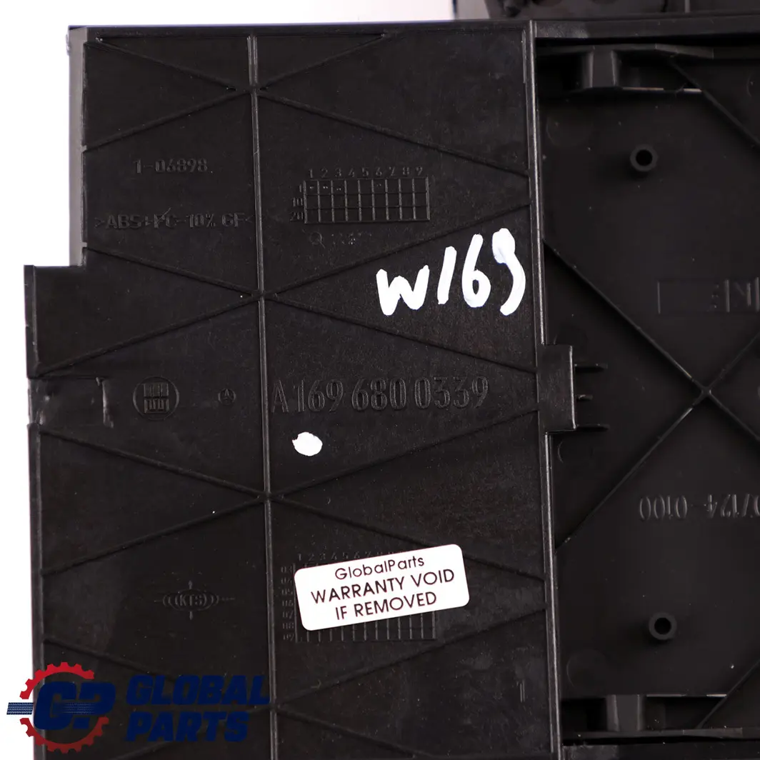 Mercedes A B W169 W245 Cendrier Console Couvre Levier Vitesses - SKU A1696800339 - Numéro de pièce A1696800339