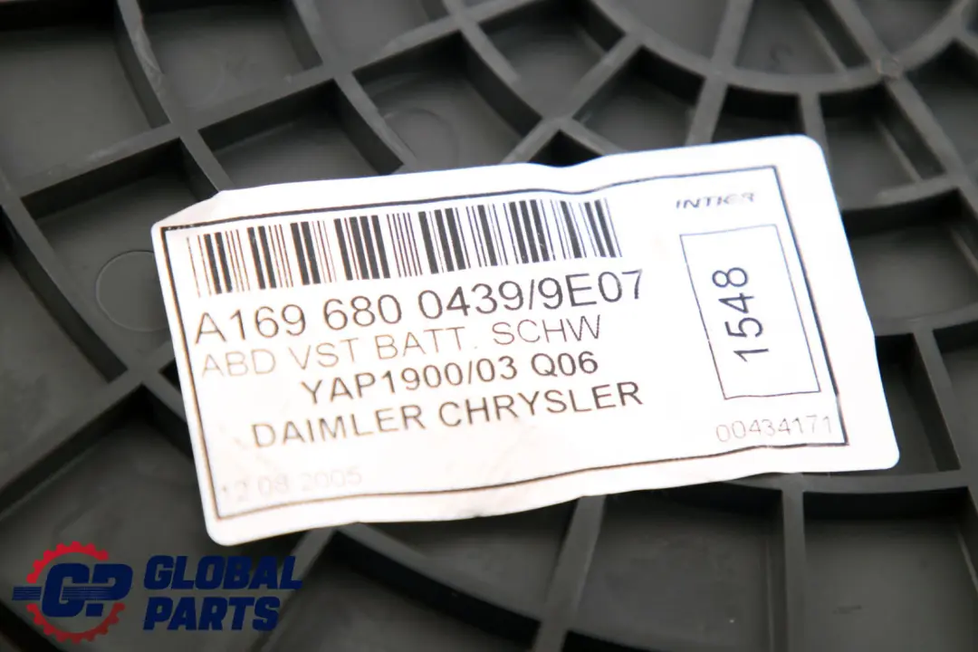 Mercedes W169 W245 Osłona Baterii Podłogi - SKU A1696800439 - Numer Części A1696800439