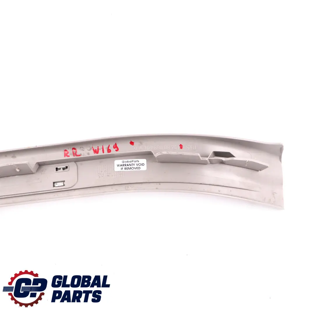 Mercedes-Benz A W169 Rear Right Door O/S Sill Entrance Trim Strip to with Part number A1696800874 Mercedes-Benz A W169 Rear Right Door O/S Sill Entrance Trim Strip - SKU A1696800874 - Part number A1696800874