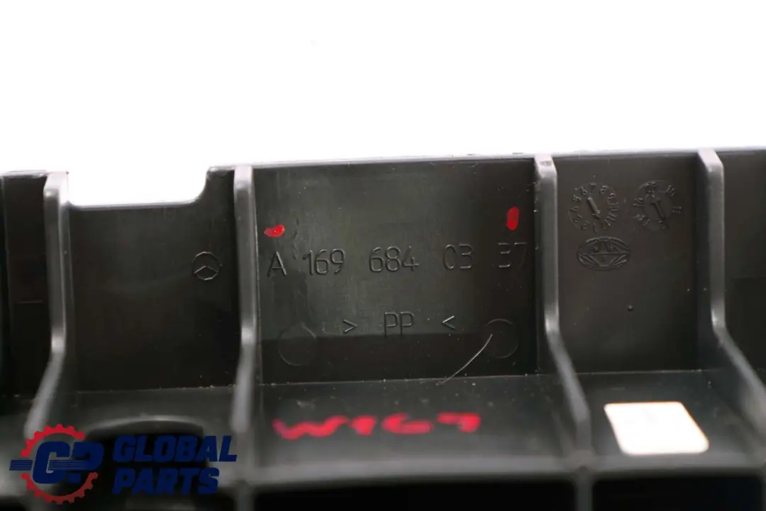  Mercedes-Benz Clase A B W169 W245 Soporte Piso Trasero - SKU A1696840337 - Número de pieza A1696840337