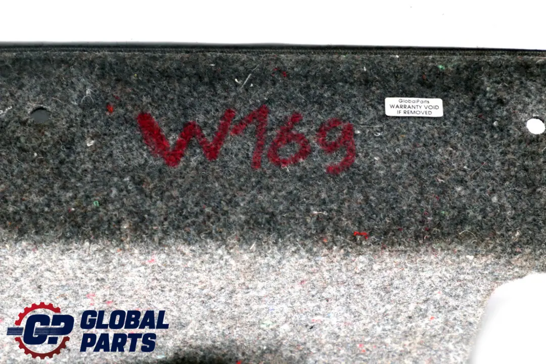  Mercedes-Benz Clase A W169 Maletero Embellecedor Lateral Izquierdo - SKU A1696900125 - Número de pieza A1696900125