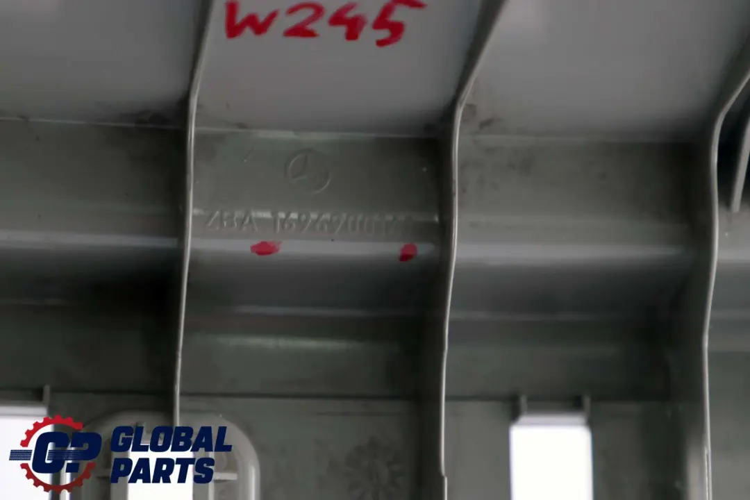 Trunk Loading Sill Edge Trim Panel Grey to Mercedes W245 with Part number A1696900141 Mercedes W245 Trunk Loading Sill Edge Trim Panel Grey - SKU A1696900141 - Part number A1696900141