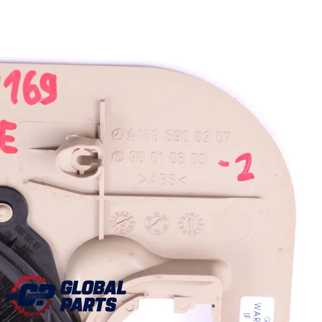  Mercedes-Benz A B Class W169 W245 Rear Seat Right O/S Boot Cover Panel Beige - SKU A1696900207-2 - Part number A1696900207