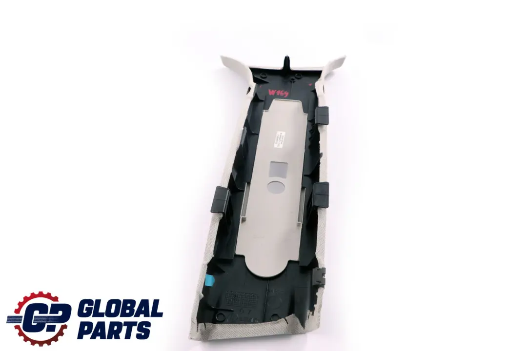 Mercedes W169 Column B-Pillar Trim Panel Cover Left N/S Grey - SKU A1696900325 - Part number A1696900325