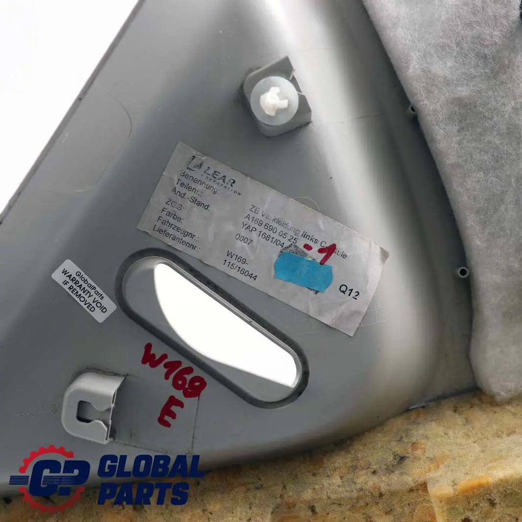 Mercedes-Benz W169 Borne-C Carenage Capot A Gauche Beige pour à propos du numéro de pièce A1696900525 Mercedes-Benz W169 Borne-C Carenage Capot A Gauche Beige - SKU A1696900525-1 - Numéro de pièce A1696900525