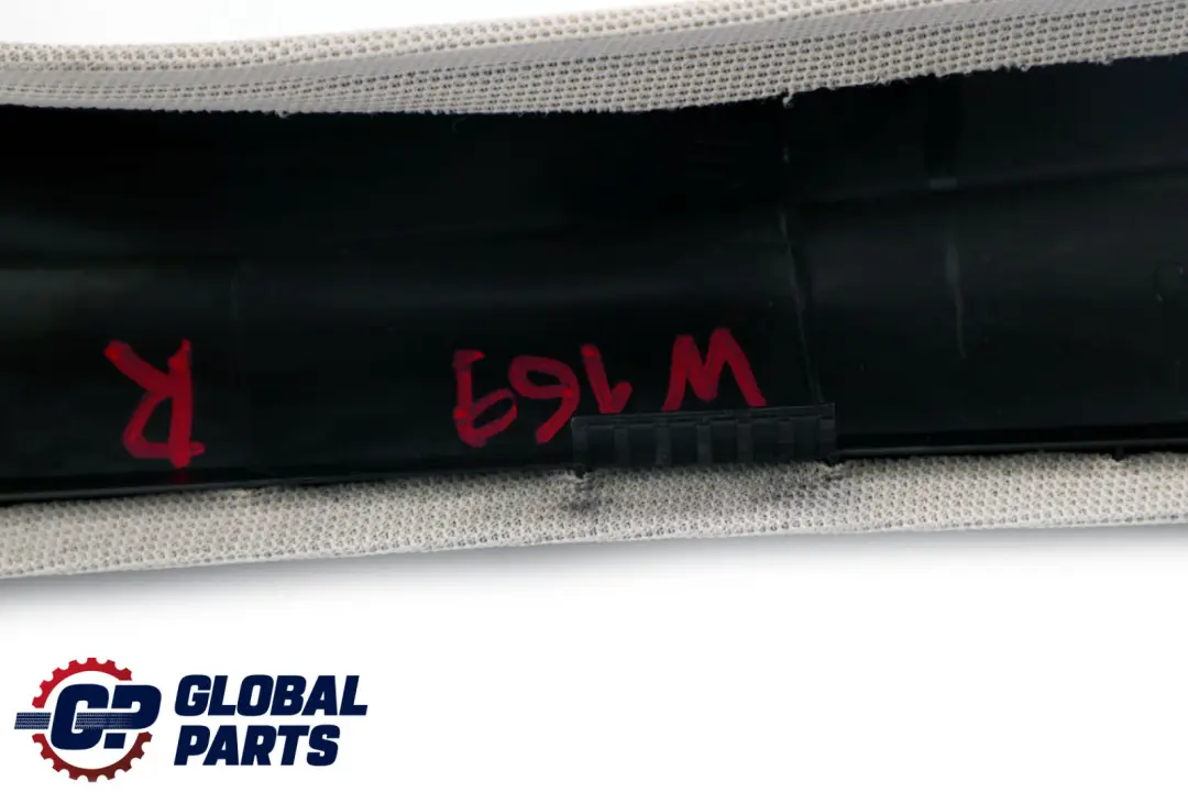 Column A-Pillar Trim Cover Panel Right Grey to Mercedes W169 with Part number A1696901825 Mercedes W169 Column A-Pillar Trim Cover Panel Right Grey - SKU A1696901825 - Part number A1696901825