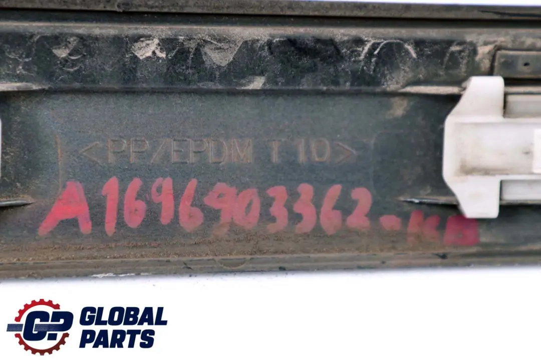 Mercedes-Benz W245 Front Left N/S Door Trim Molding Strip Kosmos Black to with Part number A1696903362 Mercedes-Benz W245 Front Left N/S Door Trim Molding Strip Kosmos Black - SKU A1696903362-KB - Part number A1696903362