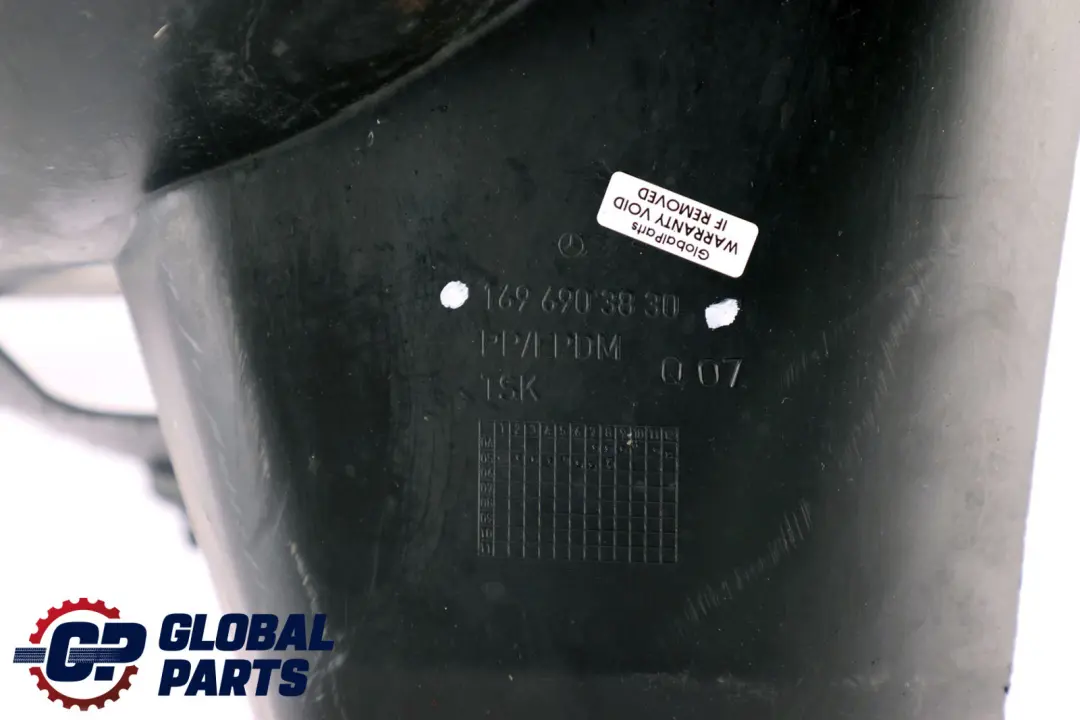  Mercedes-Benz Clase A W169 Delantera Derecha Tapa Paso De Rueda Seccion Trasera - SKU A1696903830 - Número de pieza A1696903830