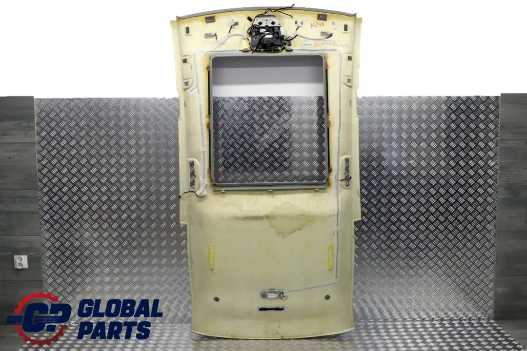 Class W245 Headlining Lift Up Slide Back Sunroof Grey to Mercedes B with Part number A1696905050 Mercedes B Class W245 Headlining Lift Up Slide Back Sunroof Grey - SKU A1696905050 - Part number A1696905050