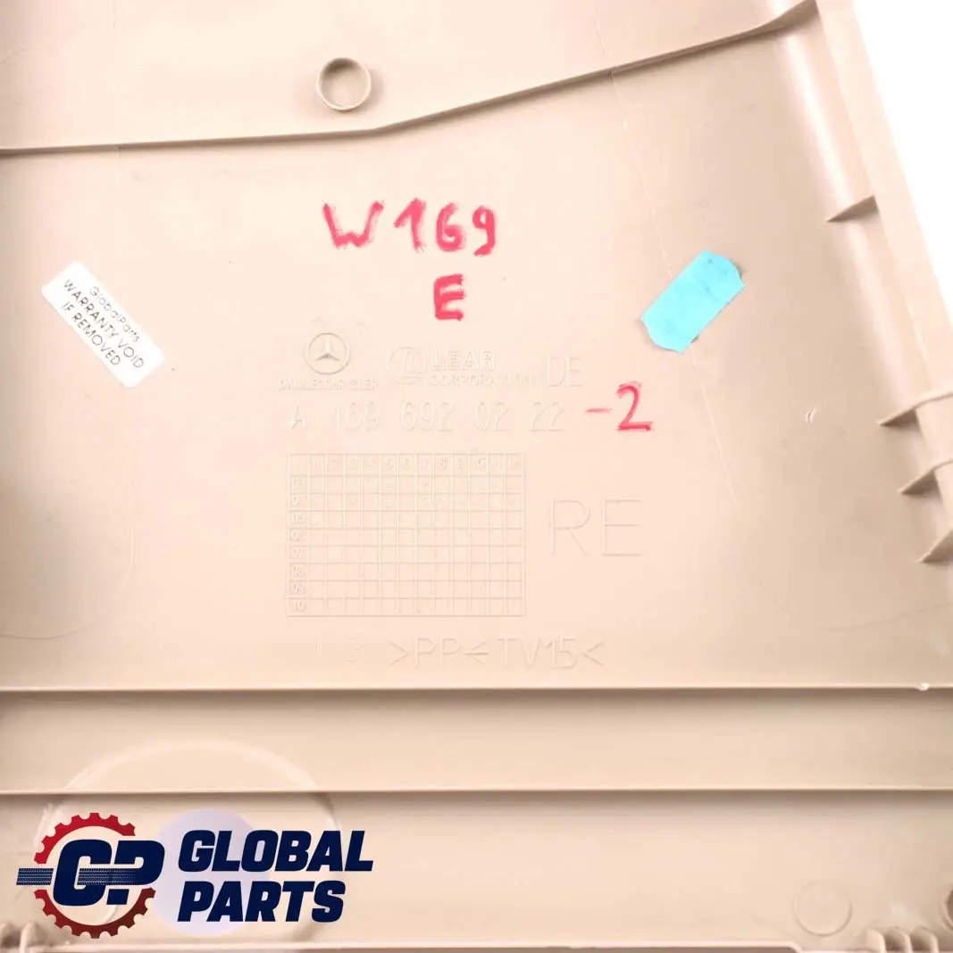 Mercedes-Benz A B Classe W169 W245 Couverture Montant B Droite Beige pour à propos du numéro de pièce A1696920222 Mercedes-Benz A B Classe W169 W245 Couverture Montant B Droite Beige - SKU A1696920222-2 - Numéro de pièce A1696920222