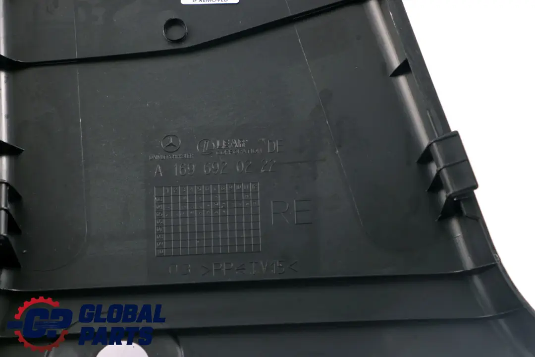 Columna Pilar B Panel De Ajuste Derecho Negro para Mercedes B W169 W245 con número de pieza A1696920222 Mercedes B W169 W245 Columna Pilar B Panel De Ajuste Derecho Negro - SKU A1696920222 - Número de pieza A1696920222