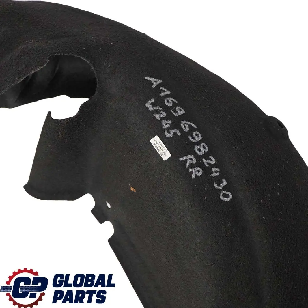 Mercedes-Benz Classe B W245 Passaruota Posteriore Destra Copertura per con numero di parte A1696982430 Mercedes-Benz Classe B W245 Passaruota Posteriore Destra Copertura - SKU A1696982430 - Numero di parte A1696982430