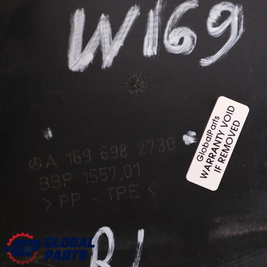  Mercede W245 Pannello anteriore sinistro Rivestimento passaruota posteriore - SKU A1696982730 - Numero di parte A1696982730