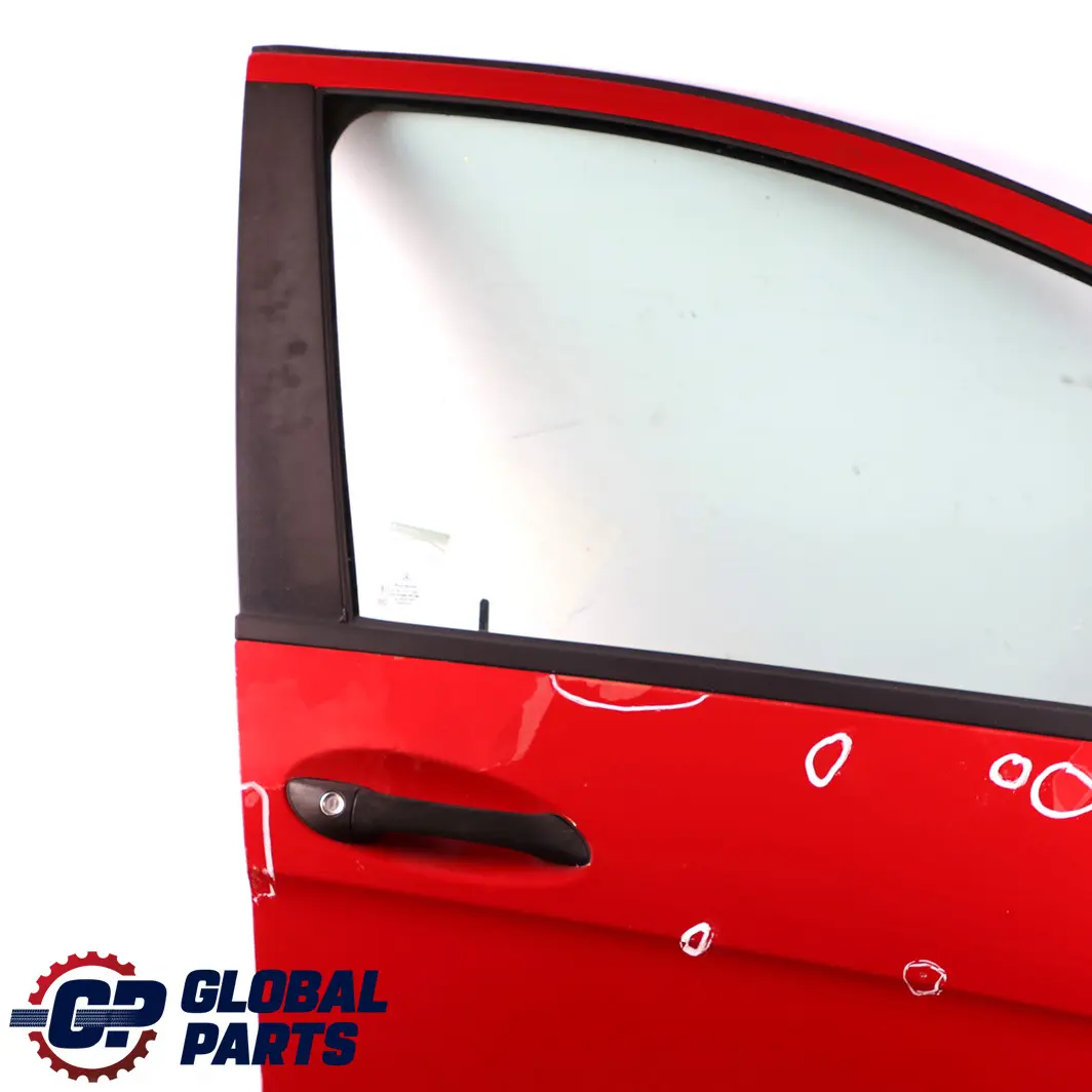 Mercedes-Benz A-Class W169 Door Front Right O/S Jupiter Red - 589 to with Part number A1697202205 Mercedes-Benz A-Class W169 Door Front Right O/S Jupiter Red - 589 - SKU A1697202205-JUR - Part number A1697202205