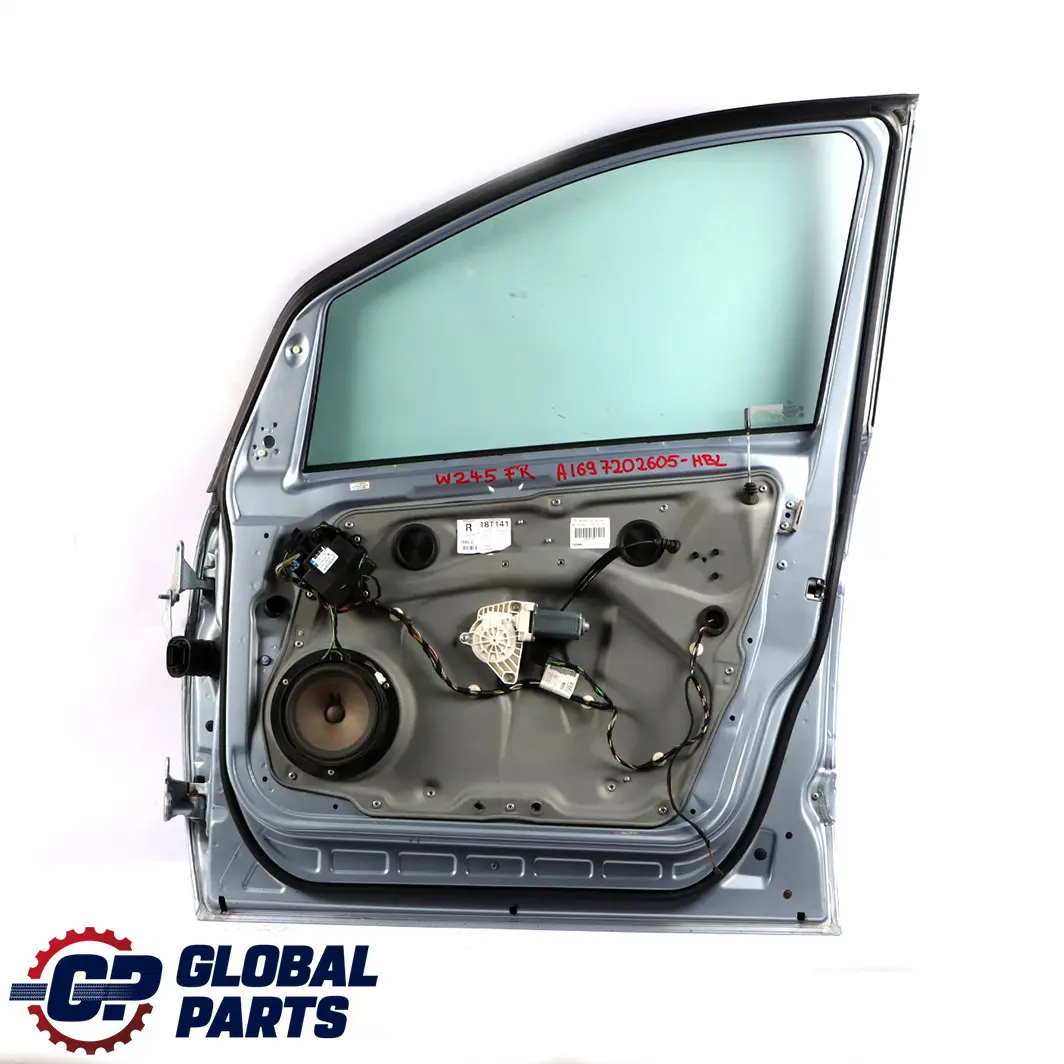  Mercedes-Benz B-Class W245 Door Front Right O/S Horizon Blue Metallic - 391 - SKU A1697202605-HBL - Part number A1697202605