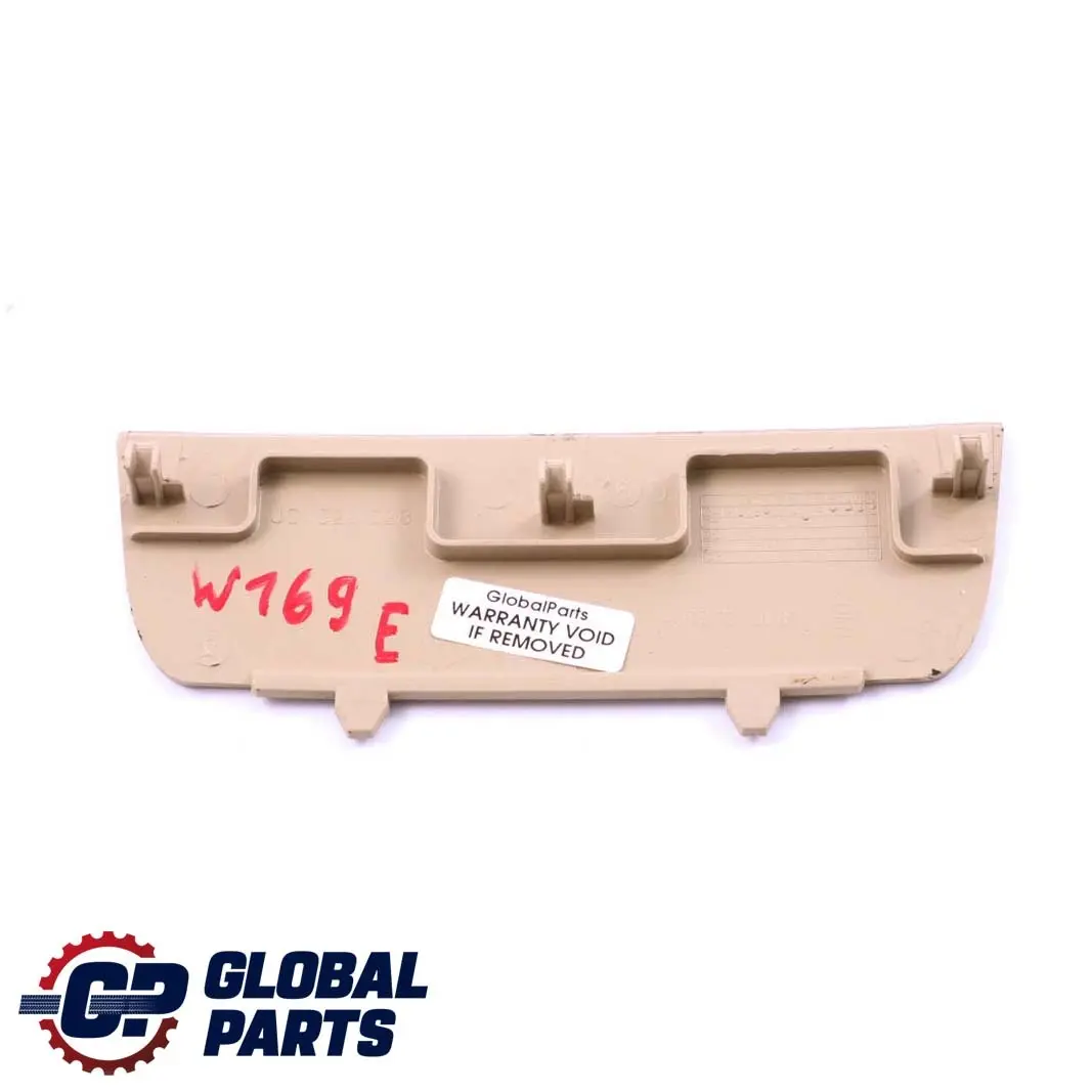 Front Door Bolt Trim Cover Panel Beige to Mercedes W169 with Part number A1697270187 Mercedes W169 Front Door Bolt Trim Cover Panel Beige - SKU A1697270187 - Part number A1697270187