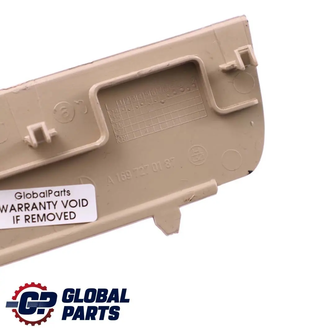 Pannello Di Copertura Bullone Porta Anteriore Beige per Mercedes W169 con numero di parte A1697270187 Mercedes W169 Pannello Di Copertura Bullone Porta Anteriore Beige - SKU A1697270187 - Numero di parte A1697270187