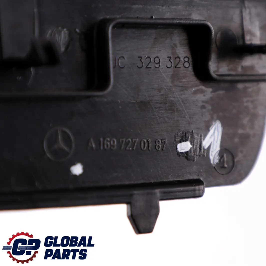 Mercedes A W169 Vordere Türriegelverkleidung Abdeckplatte Schwarz - SKU A1697270187-1 - Teilenummer A1697270187