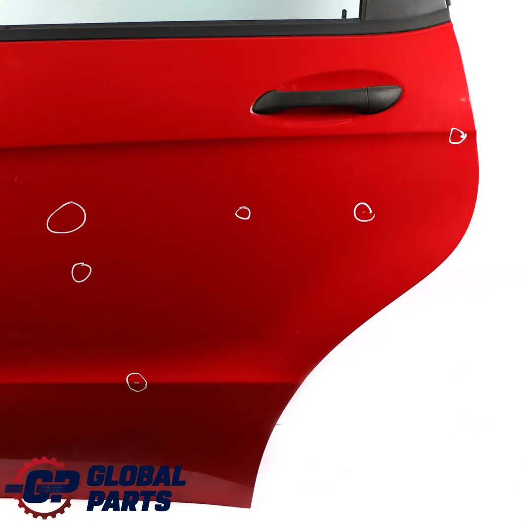  Mercedes-Benz A-Class W169 Door Rear Left N/S Jupiter Red - 589 - SKU A1697301905-JUR - Part number A1697301905