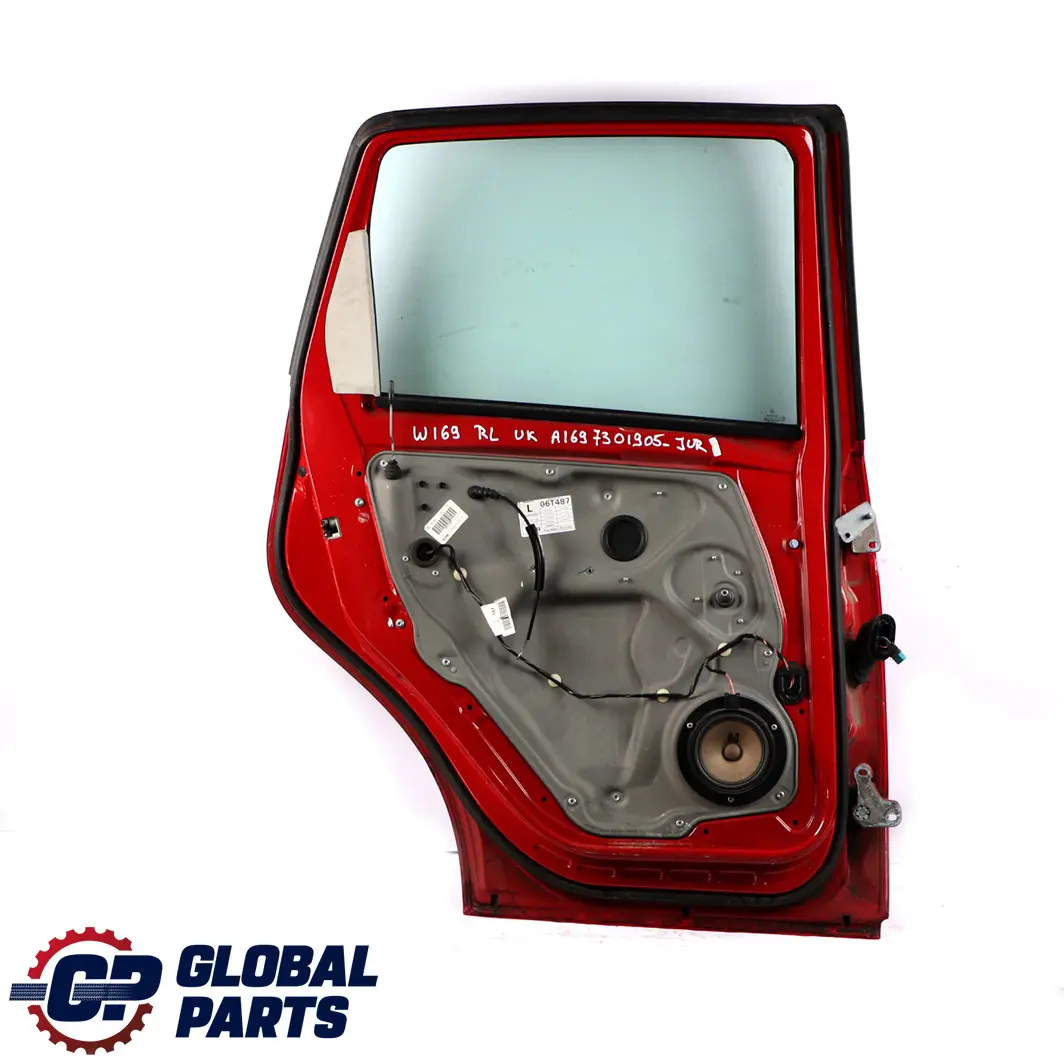  Mercedes-Benz A-Class W169 Door Rear Left N/S Jupiter Red - 589 - SKU A1697301905-JUR - Part number A1697301905