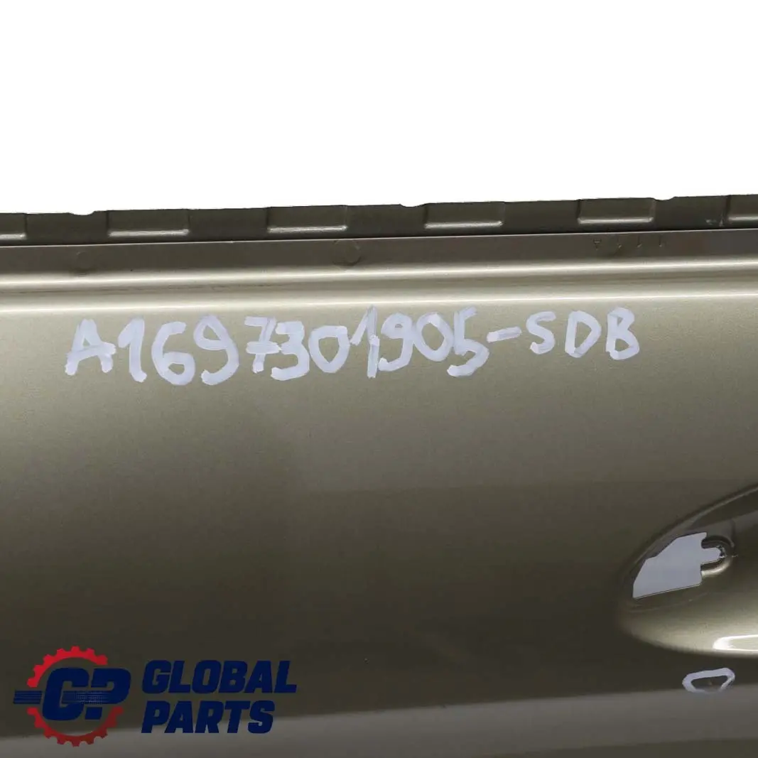 Mercedes-Benz A-Class W169 Door Rear Left N/S Sand Dune Beige Metallic - 791 to with Part number A1697301905 Mercedes-Benz A-Class W169 Door Rear Left N/S Sand Dune Beige Metallic - 791 - SKU A1697301905-SDB - Part number A1697301905