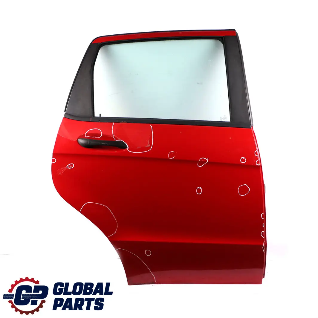 Mercedes-Benz A-Class W169 Door Rear Right O/S Jupiter Red - 589 to with Part number A1697302005 Mercedes-Benz A-Class W169 Door Rear Right O/S Jupiter Red - 589 - SKU A1697302005-JUR - Part number A1697302005