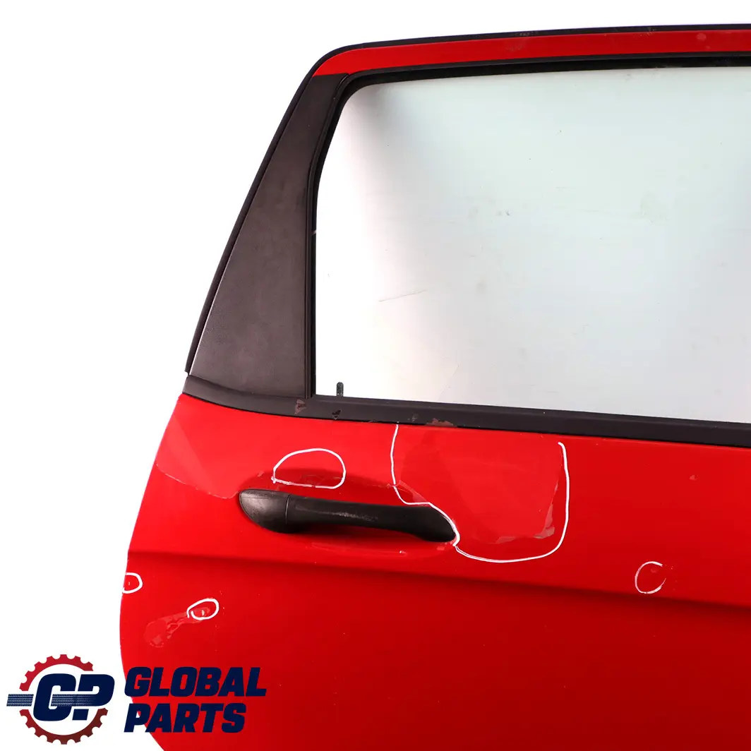  Mercedes-Benz A-Class W169 Door Rear Right O/S Jupiter Red - 589 - SKU A1697302005-JUR - Part number A1697302005