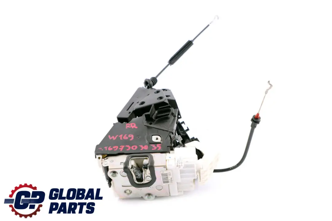 Right O/S Door Lock Latch Mechanism Actuator to Mercedes W169 Rear with Part number A1697303035 Mercedes W169 Rear Right O/S Door Lock Latch Mechanism Actuator - SKU A1697303035 - Part number A1697303035