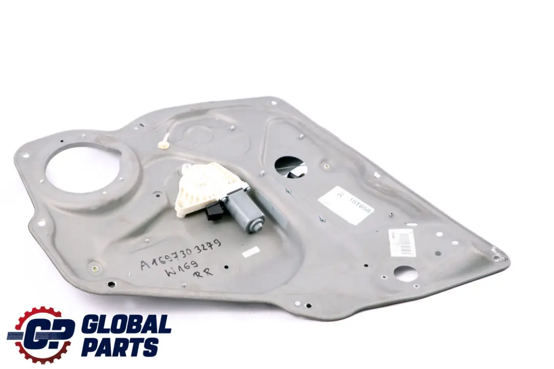 Mercedes W169 Puerta Trasera Derecha Motor Elevador Regulador De Ventana - SKU A1697303279 - Número de pieza A1697303279