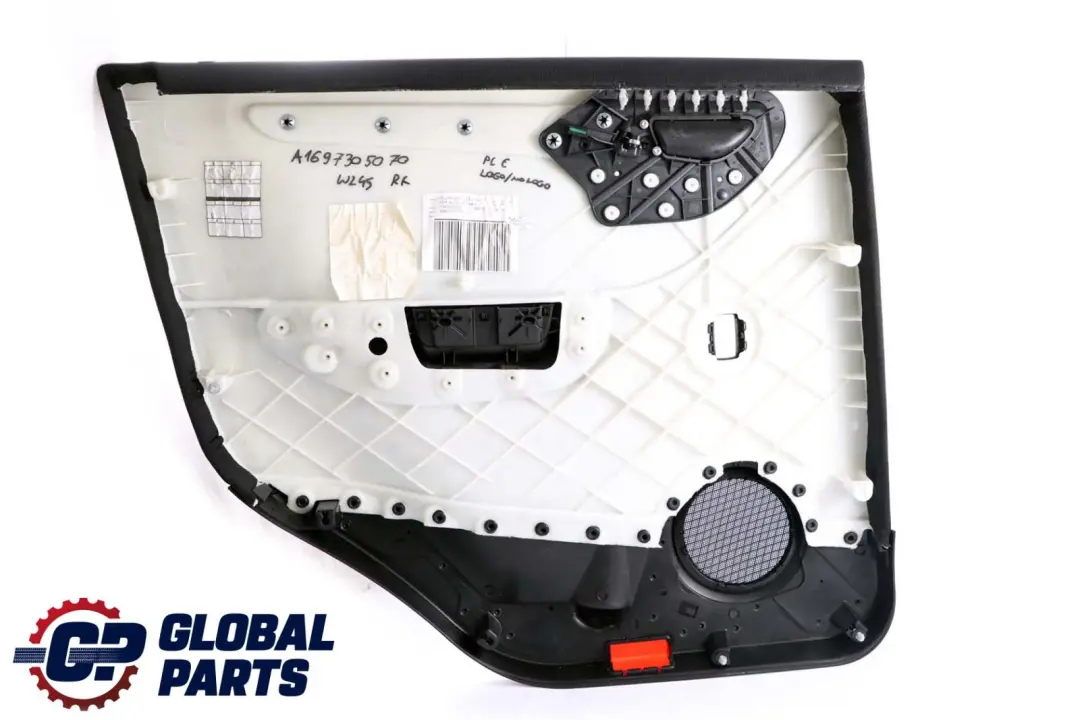 Mercedes B Class W245 Rear Right O/S Door Card Trim Panel Cloth Black - SKU A1697305070-1 - Part number A1697305070