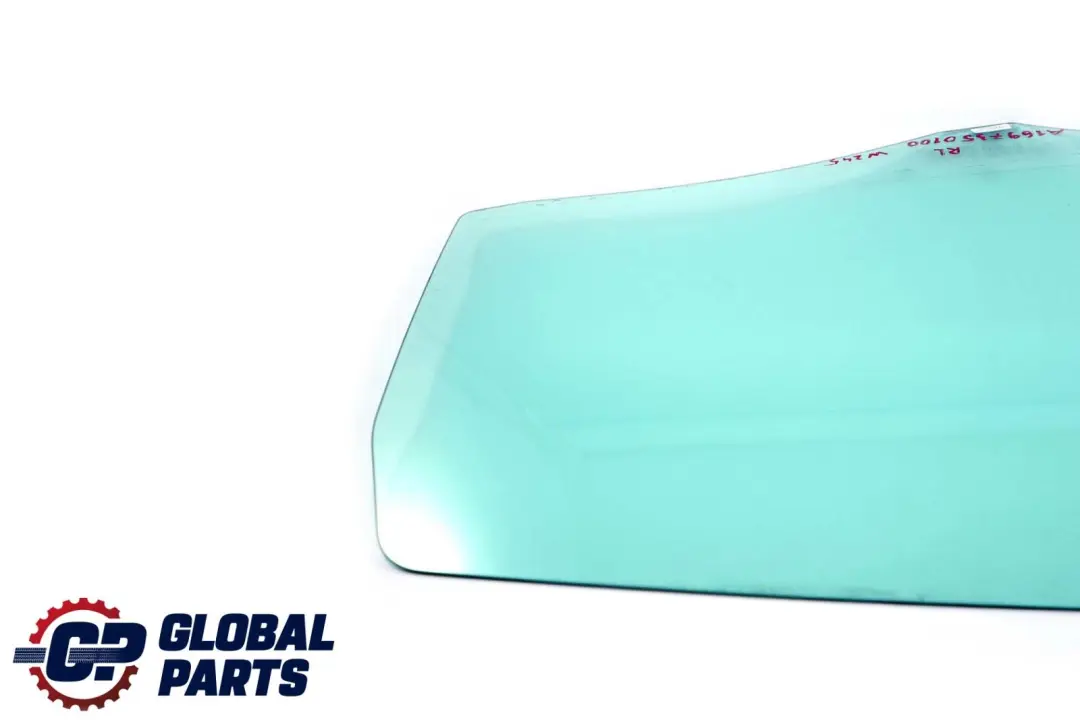Vetro finestrino posteriore sinistro Verde AS2 per Mercedes W245 con numero di parte A1697350100 Mercedes W245 Vetro finestrino posteriore sinistro Verde AS2 - SKU A1697350100 - Numero di parte A1697350100
