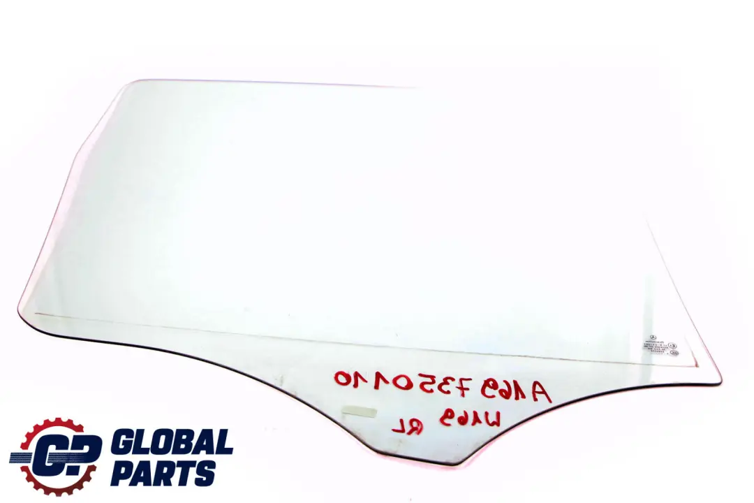 Mercedes-Benz A-Class W169 Rear Door Left N/S Window Glass AS2 to with Part number A1697350110 Mercedes-Benz A-Class W169 Rear Door Left N/S Window Glass AS2 - SKU A1697350110 - Part number A1697350110