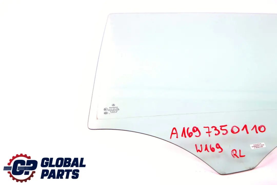 Benz a Class W169 Posteriore Sinistra Blu Vetro Disco AS2 per Mercedes con numero di parte A1697350110 Mercedes Benz a Class W169 Posteriore Sinistra Blu Vetro Disco AS2 - SKU A1697350110 - Numero di parte A1697350110