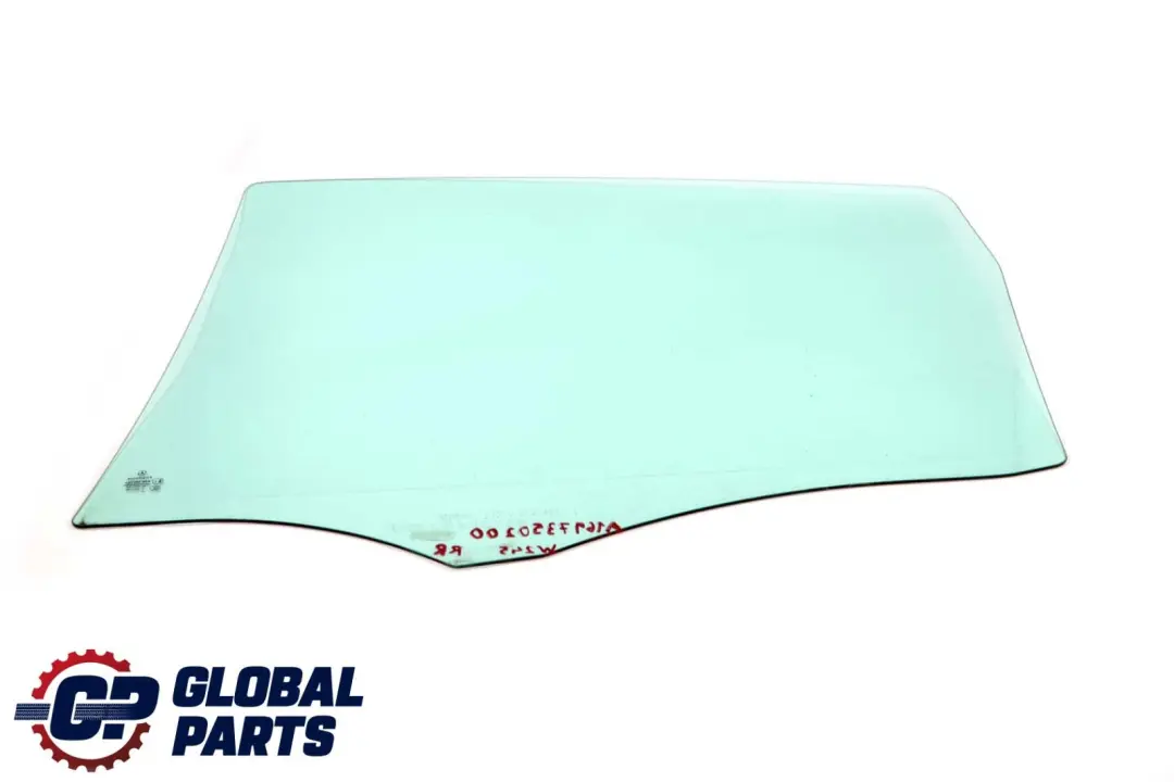 Right O/S Window Glass Green AS2 to Mercedes W245 Rear with Part number A1697350200 Mercedes W245 Rear Right O/S Window Glass Green AS2 - SKU A1697350200 - Part number A1697350200