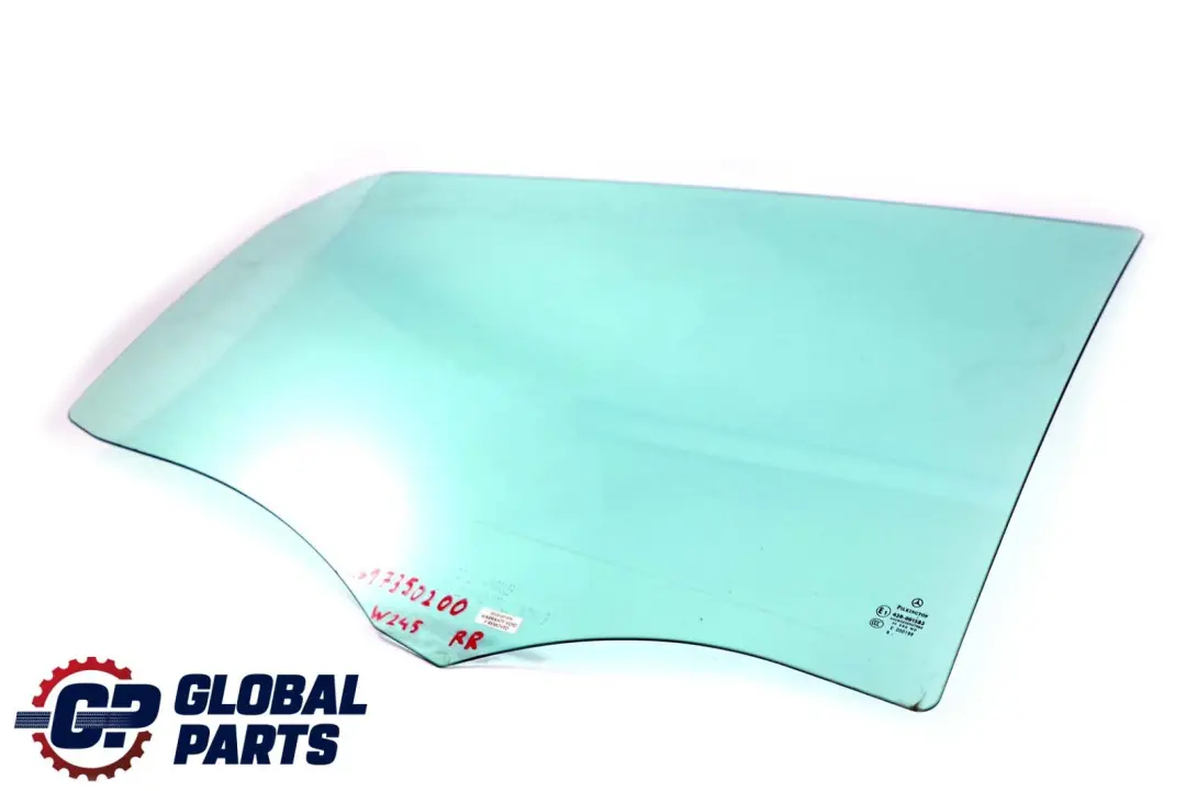 Hinten Rechts Blau Glas Scheibe AS2 für Mercedes W245 mit Teilenummer A1697350200 Mercedes W245 Hinten Rechts Blau Glas Scheibe AS2 - SKU A1697350200 - Teilenummer A1697350200