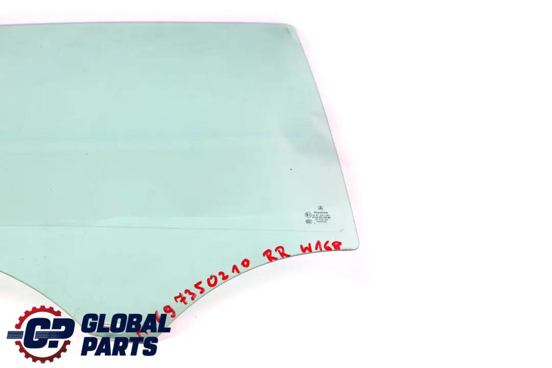 Vitre De Porte Arrière Droite Glazing AS2 pour Mercedes W169 à propos du numéro de pièce A1697350210 Mercedes W169 Vitre De Porte Arrière Droite Glazing AS2 - SKU A1697350210 - Numéro de pièce A1697350210