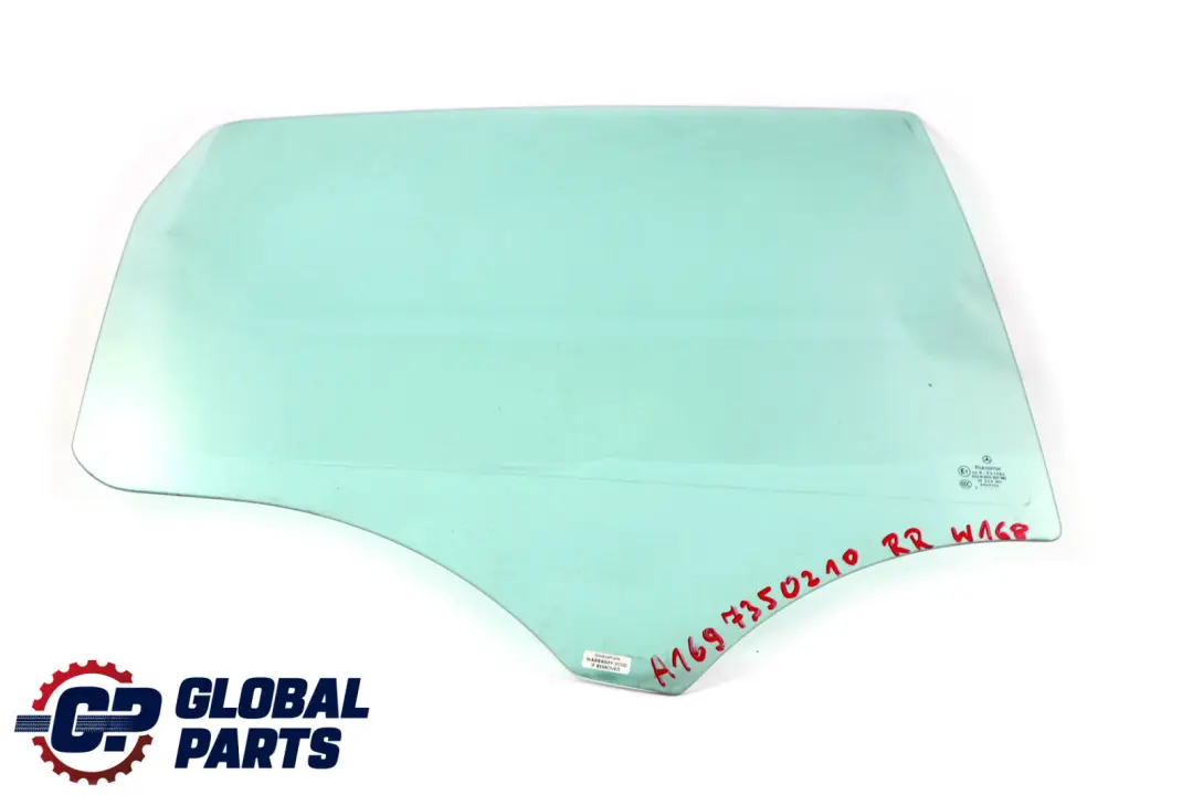 Door Window Glass Rear Right O/S Glazing AS2 to Mercedes W169 with Part number A1697350210 Mercedes W169 Door Window Glass Rear Right O/S Glazing AS2 - SKU A1697350210 - Part number A1697350210