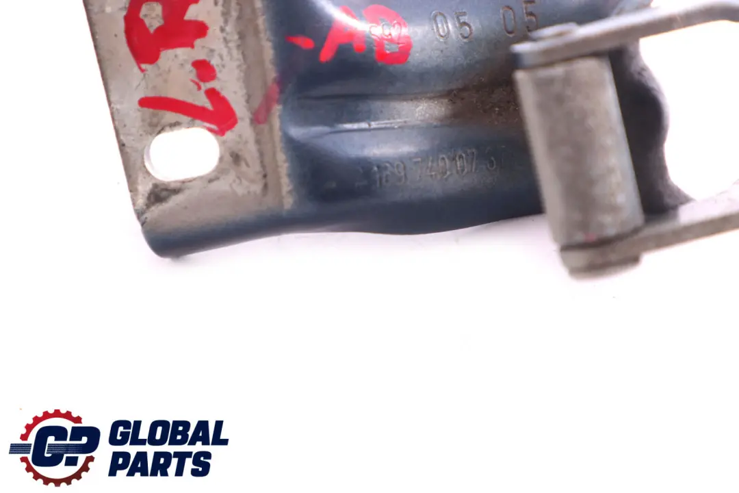 Trunk Tailgate Rear Left N/S Hinge Atoll Blue to Mercedes A-Class W169 with Part number A1697400737 Mercedes A-Class W169 Trunk Tailgate Rear Left N/S Hinge Atoll Blue - SKU A1697400737-AB - Part number A1697400737