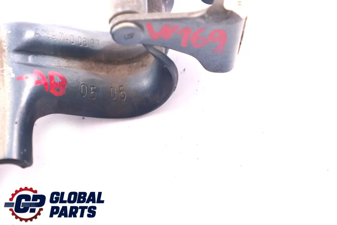 Trunk Tailgate Rear Right O/S Hinge Blue to Mercedes A-Class W169 with Part number A1697400837 Mercedes A-Class W169 Trunk Tailgate Rear Right O/S Hinge Blue - SKU A1697400837-AB - Part number A1697400837