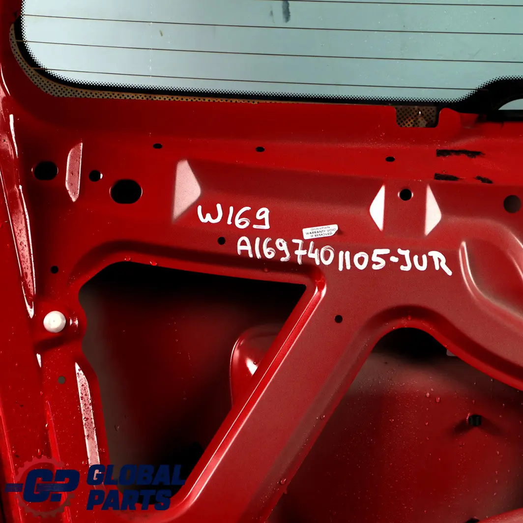 Mercedes-Benz A-Class W169 Boot Trunk Lid Tailgate Jupiter Red - 589 to with Part number A1697401105 Mercedes-Benz A-Class W169 Boot Trunk Lid Tailgate Jupiter Red - 589 - SKU A1697401105-JUR - Part number A1697401105