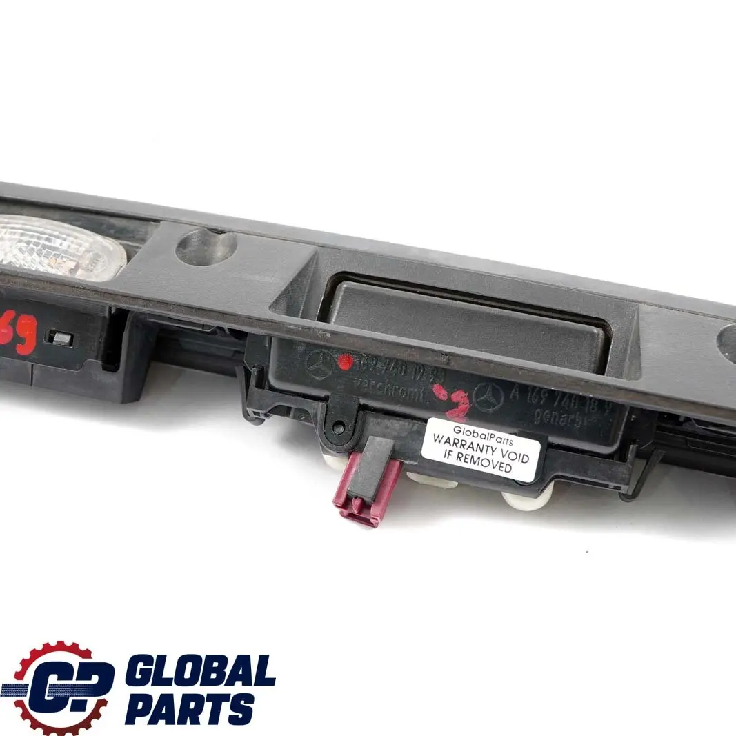 Mercedes W169 Griff Heckklappe Kennzeichenleuchte Schwarz - SKU A1697401993-2 - Teilenummer A1697401993