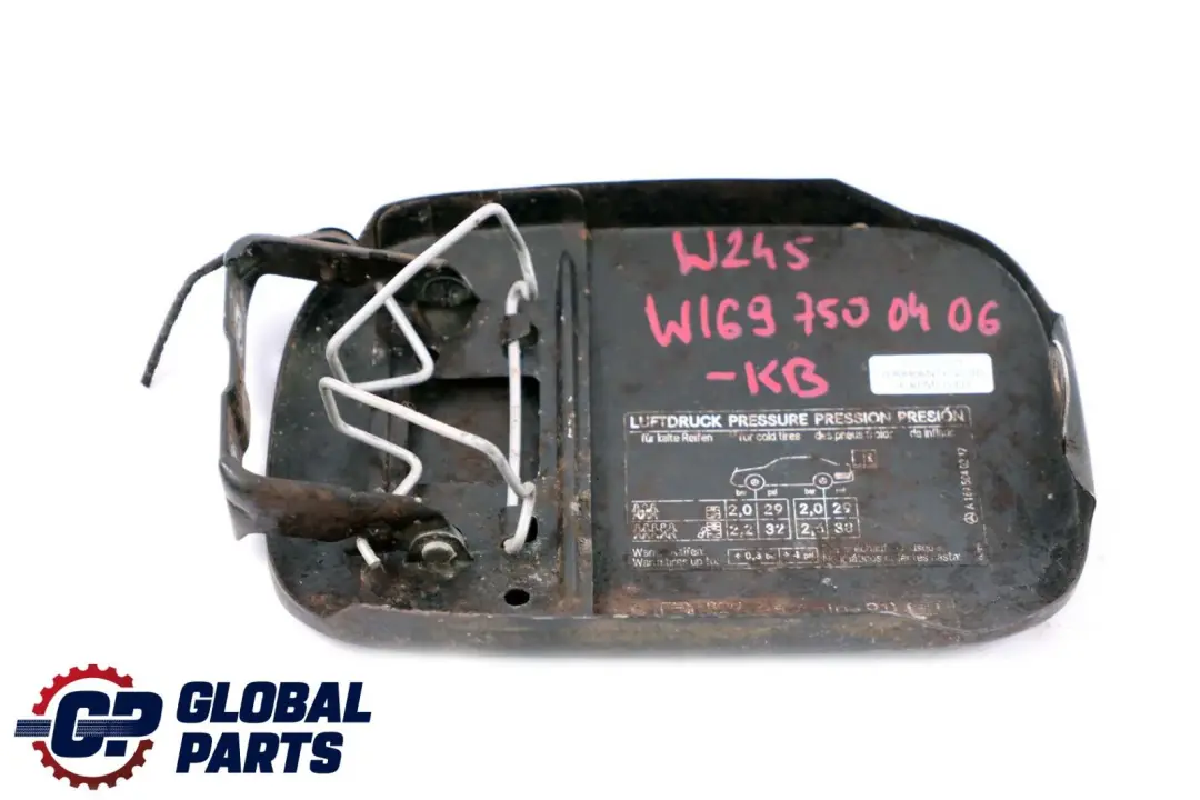  Mercedes-Benz B-Class W245 Fuel Flap Tank Cap Cover Kosmos Black Metallic 191U - SKU A1697500406-KB - Part number A1697500406