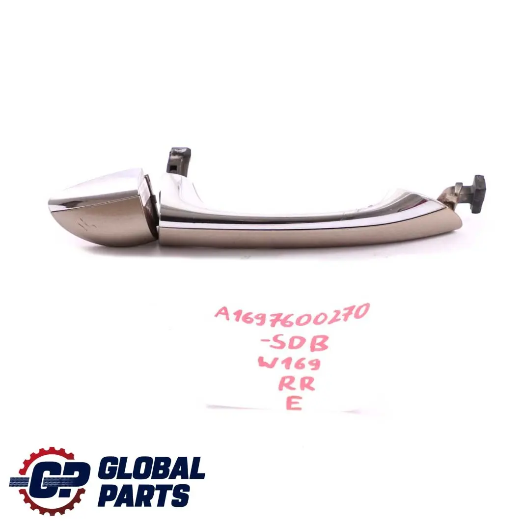 Mercedes-Benz A-Class W169 Handle Rear Right O/S Door Sand Dune Beige - 791 to with Part number A1697600270 Mercedes-Benz A-Class W169 Handle Rear Right O/S Door Sand Dune Beige - 791 - SKU A1697600270-SDB - Part number A1697600270