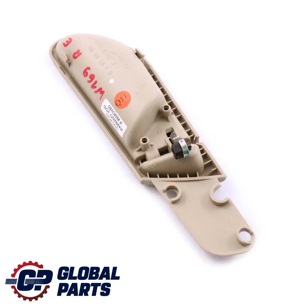 Classe A B W169 W245 Maniglia porta interna anteriore destra Beige per Mercedes con numero di parte A1697601061 Mercedes Classe A B W169 W245 Maniglia porta interna anteriore destra Beige - SKU A1697601061 - Numero di parte A1697601061